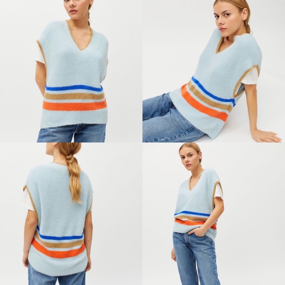 NWT BDG UO Aden Sweater Vest sz M - Picture 1 of 6